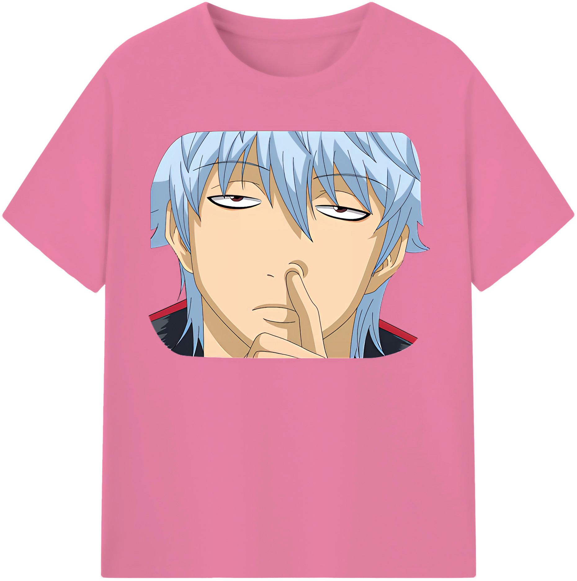 （画像用） ぎんたま 坂田銀時（さかたぎんとき） 神楽 志村新八（しむら しんぱち） GINTAMA Sakata Gintoki Kagura Shimura Shinpachi 綿100％半袖Tシャツ（フロントプリント）